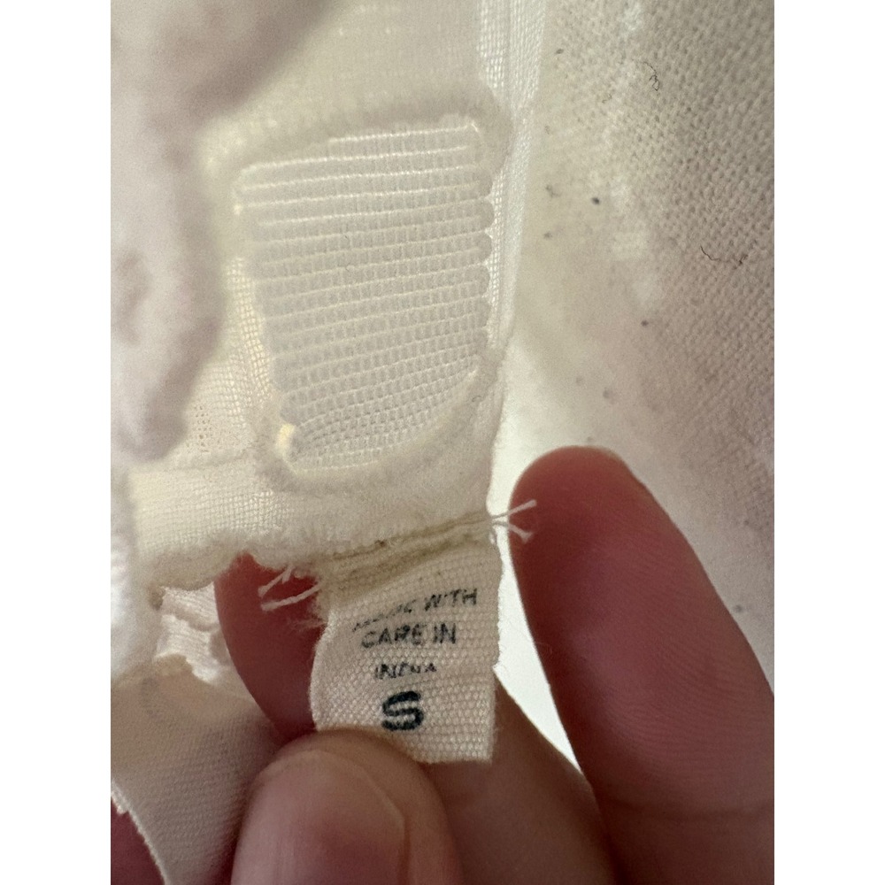 DOEN Colline Dress White Embroidered Maxi Cottagecore Size Small - Picture 7 of 9